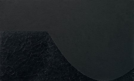 Alberto Burri Città di Castello (Pg) 1915 - Nizza 1995 Nero A N. 6, (1987)...