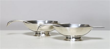 GIO PONTI Coppia di salsiere.