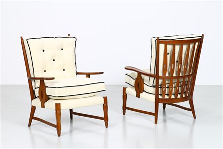 PAOLO BUFFA Coppia di poltrone.