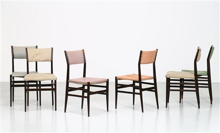 GIO PONTI Sei sedie.