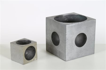 LORENZO BURCHIELLARO Coppia di portaoggetti.