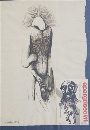 Sergio Vacchi, Autoritratto e Figure, 1974/1977