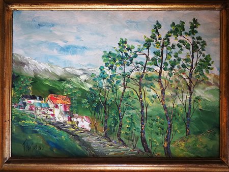 Teresio Pastorino, Paesaggio, 1975