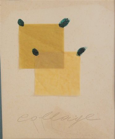 Aldo Mondino, Collage, Anni 60