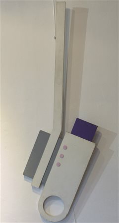 Francois Decq, Bianco + Rosso + Viola, 1987