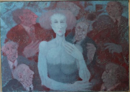 Remo Squillantini, Figure in Blu, anni 70