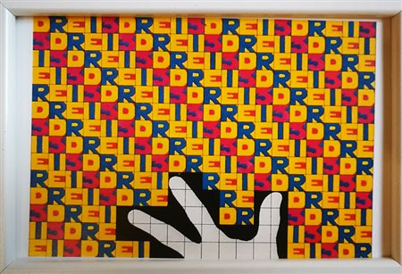 Alighiero Boetti, Da uno a dieci - Cartolina 3, 1984