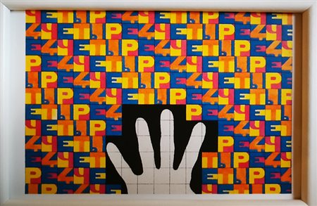 Alighiero Boetti, Da uno a dieci - Cartolina 4, 1984