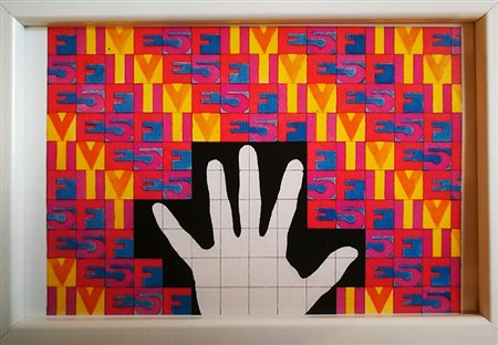 Alighiero Boetti, Da uno a dieci - Cartolina 5, 1984
