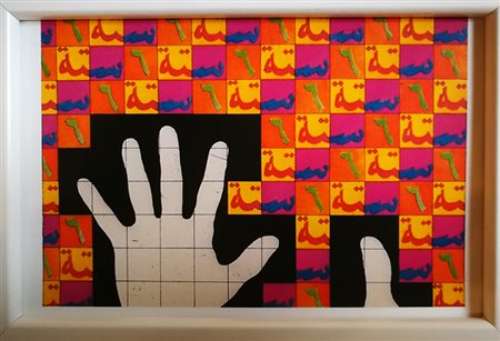 Alighiero Boetti, Da uno a dieci - Cartolina 6, 1984