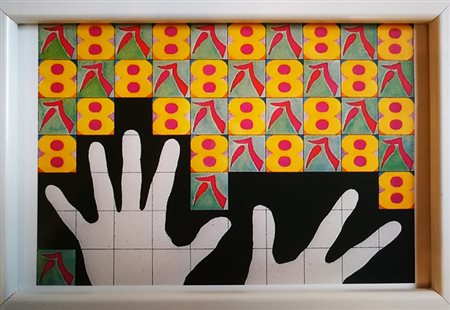 Alighiero Boetti, Da uno a dieci - Cartolina 8, 1984