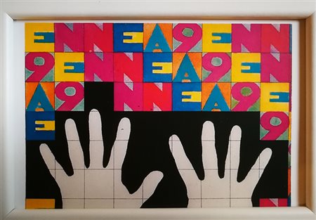 Alighiero Boetti, Da uno a dieci - Cartolina 9, 1984