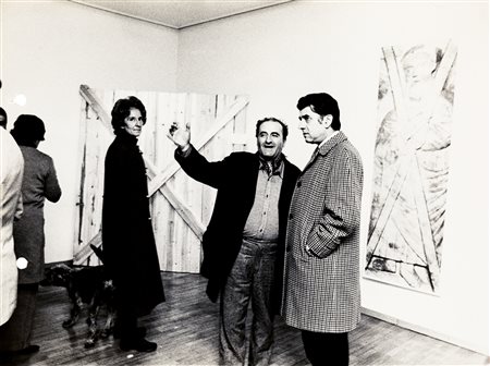 ENRICO CATTANEO (1933-2019) - Senza Titolo (Cardazzo con Hains)