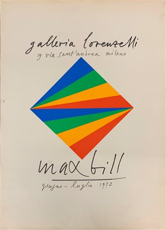 VISMARA ARTE CONTEMPORANEA - Lotto di 3 manifesti (Bill, Bury e Simeti)