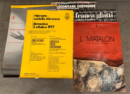 AUTORI VARI - Lotto unico di varie locandine relative a storiche esposizioni