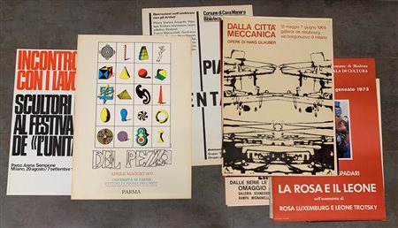 AUTORI VARI - Lotto unico di vari manifesti e locandine