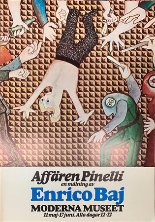 ENRICO BAJ - VALERIO ADAMI - Lotto unico di 3 manifesti: