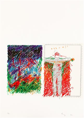 MARIO SCHIFANO (1934-1998) - Senza Titolo