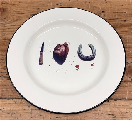 MAURIZIO CATTELAN (1960) - I love you, 2012