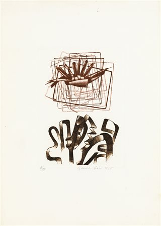 AUTORI VARI - Lotto unico di 4 grafiche (Bertini, Pozzi, Steffanoni e Tabusso)