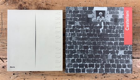 AUTORI VARI - Lotto unico di 2 cataloghi (Fontana e Castellani)