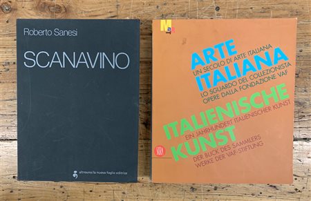 AUTORI VARI - Lotto di 2 cataloghi (Scanavino e Un secolo di arte italiana)