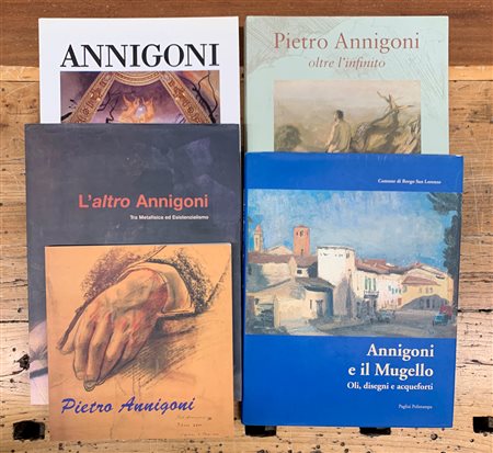 PIETRO ANNIGONI - Lotto unico di 5 cataloghi