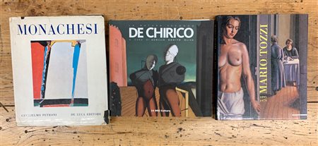 AUTORI VARI - Lotto unico di 3 cataloghi (Tozzi, De Chirico e Monachesi) 