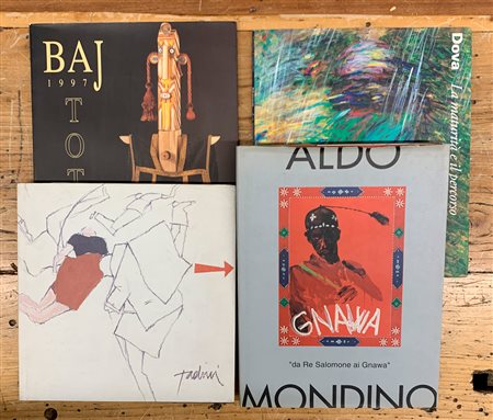 AUTORI VARI - Lotto unico di 4 cataloghi (Dova, Tadini, Mondino e Baj)