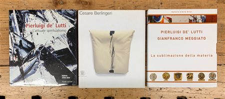 AUTORI VARI - Lotto unico di 3 cataloghi (De Lutti, Berlingeri e Meggiato)