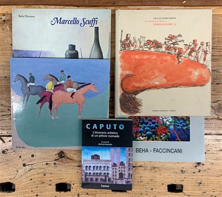 AUTORI VARI - Lotto unico di 5 cataloghi (Cesetti, Borghese, Caputo, Scuffi e Faccincani)