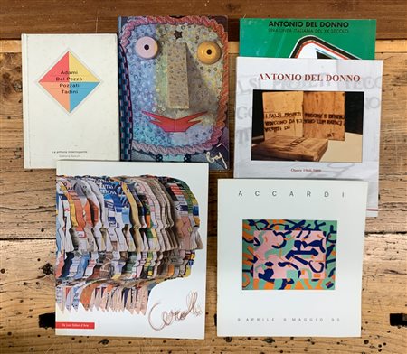 AUTORI VARI - Lotto unico di 6 cataloghi (Baj, Accardi, Ceroli e Del Donno)