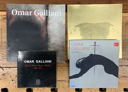 OMAR GALLIANI - Lotto unico di 4 cataloghi