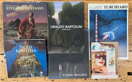 ARTISTI ITALIANI FIGURATIVI DEL DOPOGUERRA - Lotto unico di 6 volumi (Bartolini, Fioroni, Di Stasio, Baratella e Turchiaro)