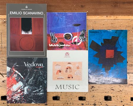 AUTORI VARI - Lotto unico di 5 cataloghi (Scanavin, Dova, Vedova e Music)