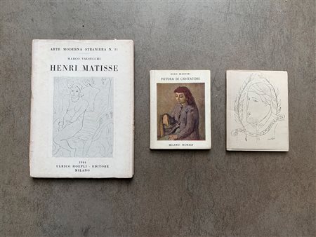 AUTORI VARI - Lotto unico di 3 cataloghi (Matisse, Cantatore e Apollinaire)