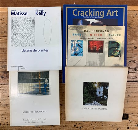 AUTORI VARI - Lotto unico di 5 cataloghi (Recalcati, Matisse, Cracking Art e Brus-Nitsch-Rainer)