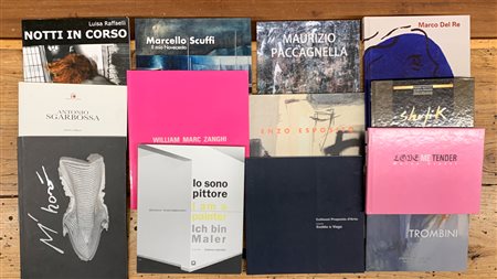 MONOGRAFIE DI ARTISTI ITALIANI  - Lotto unico di 13 cataloghi