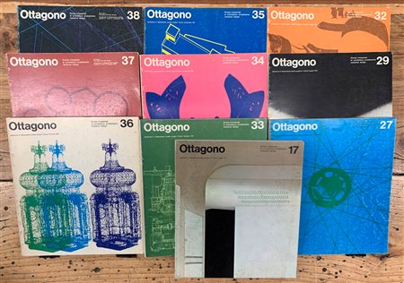 OTTAGONO: RIVISTA TRIMESTRALE DI ARCHITETTURA, ARREDAMENTO E INDUSTRIAL DESIGN - Lotto unico di 10 cataloghi