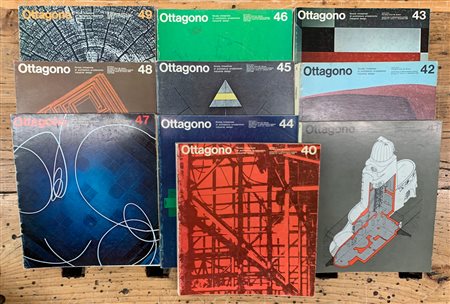 OTTAGONO: RIVISTA TRIMESTRALE DI ARCHITETTURA, ARREDAMENTO E INDUSTRIAL DESIGN - Lotto unico di 10 cataloghi