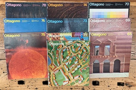 OTTAGONO: RIVISTA TRIMESTRALE DI ARCHITETTURA, ARREDAMENTO E INDUSTRIAL DESIGN - Lotto unico di 10 cataloghi
