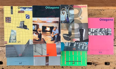 OTTAGONO: RIVISTA TRIMESTRALE DI ARCHITETTURA, ARREDAMENTO E INDUSTRIAL DESIGN - Lotto unico di 10 cataloghi
