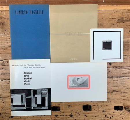 ASTRATTISMO ITALIANO - Lotto unico composto da 5 cataloghi (Gruppo Como, Reggiani, Magnelli e Veronesi)