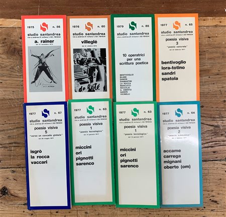 STUDIO SANTANDREA, MILANO - Lotto unico di 8 cataloghi