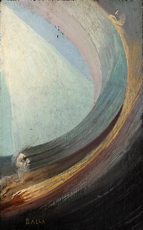 Giacomo Balla "Scena spirituale (uomo e donna nel fluido compenetrato di luce)"