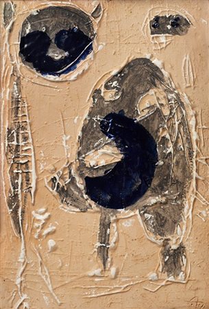 Asger Jorn "Senza titolo" 1954
terracotta dipinta e parzialmente smaltata
cm 41,