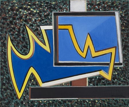 Alberto Magnelli "Peinture" 1952
olio su tela
cm 38x46
Firmato e datato 52 in ba