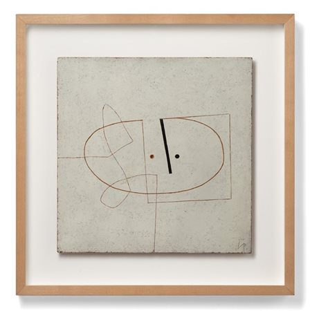 Victor Pasmore "Linear Image" 1975
olio su tavola incisa
cm 40,5x40,5x1,5
Siglat