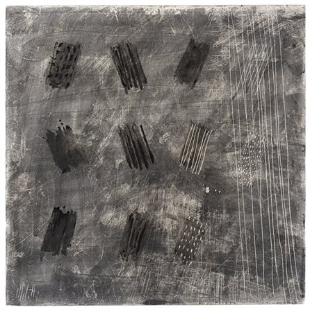 Fausto Melotti "Senza titolo" 1973
tecnica mista su gesso
cm 26x26
Firmato in ba