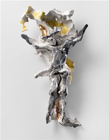 Lucio Fontana "Crocefisso" 1950-55
ceramica policroma smaltata
cm 30,5x18x8,5
Si